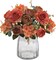 Artificial Flowers Bouquet – Faux Silk Peony, Hydrangea & Camellia with Leaves and Bushy Stems for Home, Table Centerpieces, Wedding, Party & Seasonal Décor